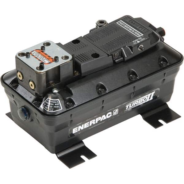 Enerpac - Power Hydraulic Pumps & Jacks Type: Air-Hydraulic Oil Capacity: 127 cu. In. - Apex Tool & Supply