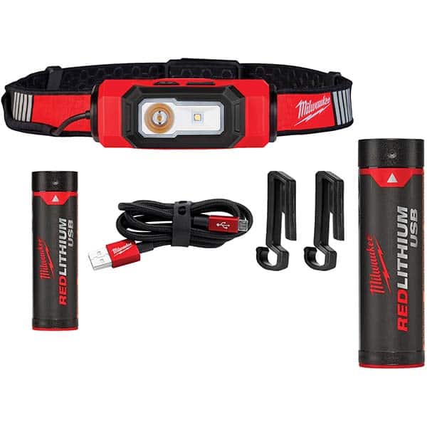 Milwaukee Tool - Flashlights Type: Hands-Free Bulb Type: LED - Apex Tool & Supply