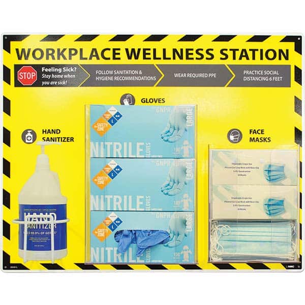 NMC - PPE Dispensers Type: Wellness Station Mount: Table/Wall - Apex Tool & Supply