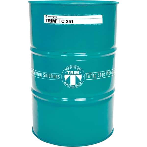 Master Fluid Solutions - 54 Gal Drum Lube/Emulsifier Additive - Low Foam, Series Trim TC251 - Apex Tool & Supply