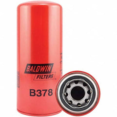 Baldwin Filters - 1-1/4 Thread 8-23/32" OAL x 3-11/16" OD Automotive Oil Filter - Apex Tool & Supply