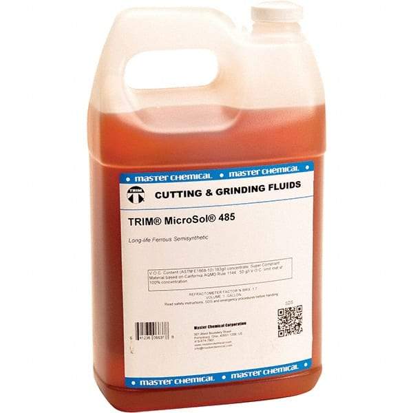 Master Fluid Solutions - TRIM MicroSol 455, 1 Gal Jug Cutting Fluid - Semisynthetic - Apex Tool & Supply