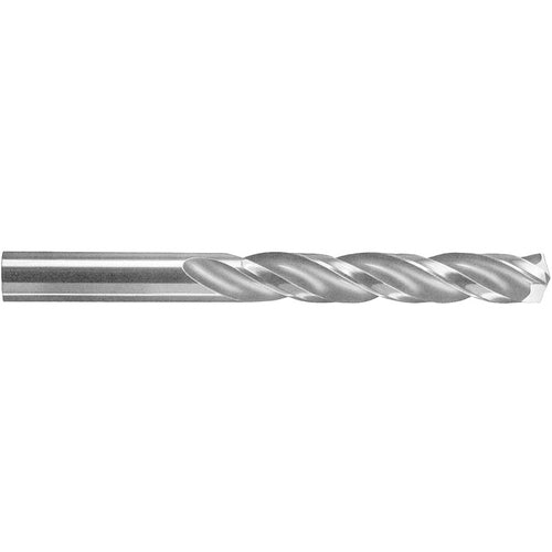 ‎H Dia. x 0.266″ Shank × 2-1/8″ Flute Length × 3-1/2″ OAL, 5xD, 150°, Uncoated, 3 Flute, External, Round Solid Carbide Drill - Exact Industrial Supply