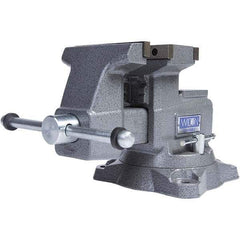 Wilton - Bench & Pipe Combination Vises Jaw Width (Inch): 5-1/2 Jaw Opening Capacity (Inch): 6-3/4 (Regular); 10-3/4 (Reversed) - Apex Tool & Supply