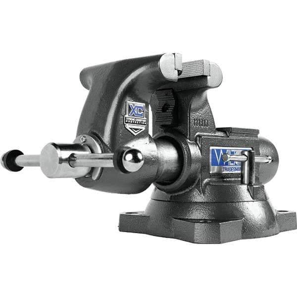 Wilton - Bench & Pipe Combination Vises Jaw Width (Inch): 5-1/2 Jaw Opening Capacity (Inch): 3-5/8 - Apex Tool & Supply