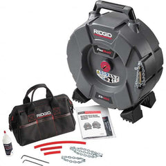 Ridgid - Electric & Gas Drain Cleaning Machines Type of Power: Cordless Drill (Not Included) For Minimum Pipe Size: 2 (Inch) - Apex Tool & Supply