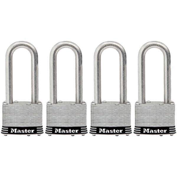 Master Lock - Padlocks Keyed: Alike Shackle Clearance: 2-1/2 (Inch) - Apex Tool & Supply
