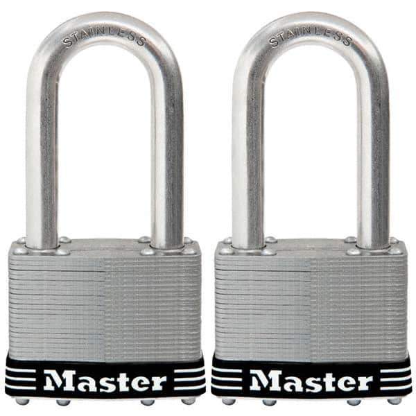 Master Lock - Padlocks Keyed: Alike Shackle Clearance: 2-1/2 (Inch) - Apex Tool & Supply