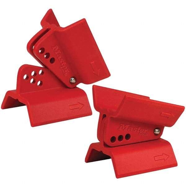 Master Lock - Pneumatic & Valve Lockouts Type: Butterfly Valve Lockout Maximum Valve Handle Size (Inch): 2 - Apex Tool & Supply