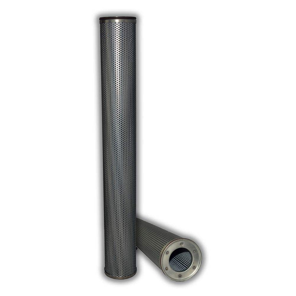 Replacement/Interchange Hydraulic Filter Element: Microglass, 10  µ