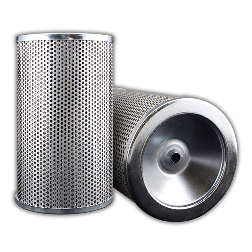 Replacement/Interchange Hydraulic Filter Element: Microglass, 10  µ