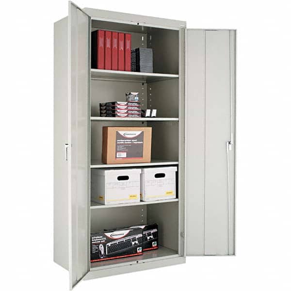 ALERA - 4 Shelf Locking Storage Cabinet - Apex Tool & Supply
