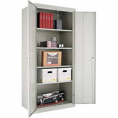 ALERA - 4 Shelf Locking Storage Cabinet - Apex Tool & Supply