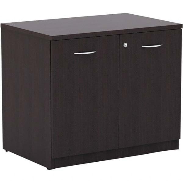 ALERA - 1 Shelf Sliding Door Storage Cabinet - Apex Tool & Supply