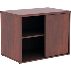 ALERA - 1 Shelf Sliding Door Storage Cabinet - Apex Tool & Supply