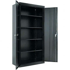 ALERA - 4 Shelf Locking Storage Cabinet - Apex Tool & Supply