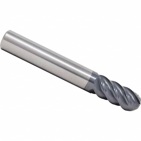 SGS - Ball End Mills Mill Diameter (Inch): 1/2 Mill Diameter (Decimal Inch): 0.5000 - Apex Tool & Supply