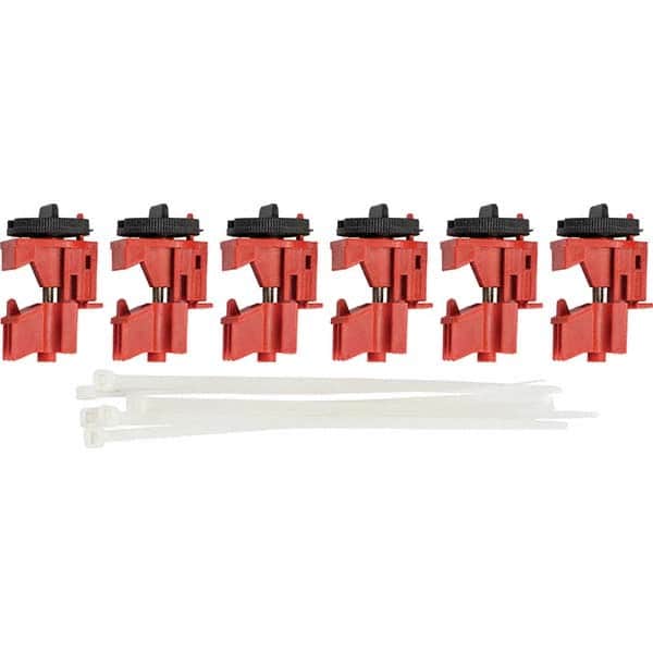 Brady - Pack of 6 Multi-Pole Circuit Breaker Lockouts - Apex Tool & Supply
