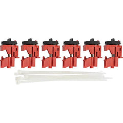 Brady - Pack of 6 Multi-Pole Circuit Breaker Lockouts - Apex Tool & Supply