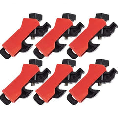 Brady - Pack of 6 Universal Miniature Circuit Breaker Lockouts - Apex Tool & Supply