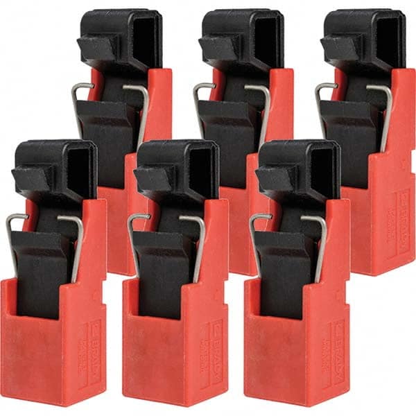 Brady - Pack of 50 Single-Pole Circuit Breaker Lockouts - Apex Tool & Supply
