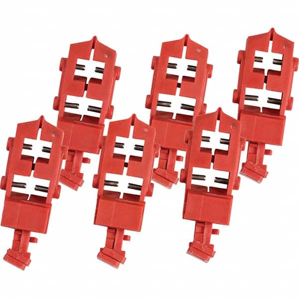 Brady - Pack of 50 Single-Pole Circuit Breaker Lockouts - Apex Tool & Supply