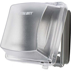 Hubbell Wiring Device-Kellems - Weatherproof Box Covers Cover Shape: Rectangle Number of Holes in Outlet: 1 - Apex Tool & Supply