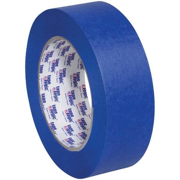 Tape Logic - Pack of (12), 1-1/2" x 60 Yd Rolls of Blue Crepe Paper Painter's Tape - Apex Tool & Supply
