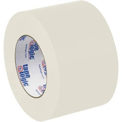 Tape Logic - Pack of (6), 60 Yd Rolls 3" White Crepe Paper Masking Paper - Apex Tool & Supply