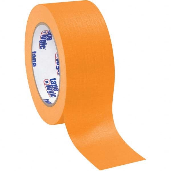 Tape Logic - Pack of (12), 60 Yd Rolls 2" Orange Crepe Paper Masking Tape - Apex Tool & Supply