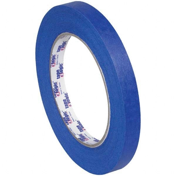 Tape Logic - Pack of (72), 60 Yd Rolls 1/2" Blue Crepe Paper Painter's Tape - Apex Tool & Supply