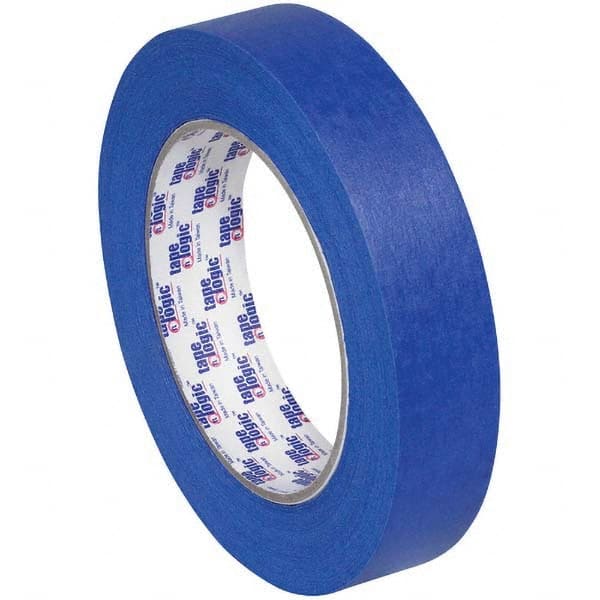 Tape Logic - Pack of (36), 1" x 60 Yd Rolls of Blue Crepe Paper Painter's Tape - Apex Tool & Supply