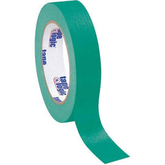 Tape Logic - Pack of (12), 60 Yd Rolls 1" Dark Green Crepe Paper Masking Tape - Apex Tool & Supply