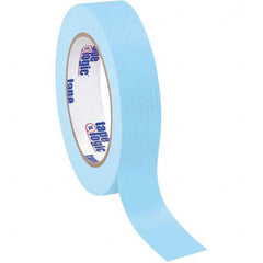 Tape Logic - Pack of (12), 60 Yd Rolls 1" Light Blue Crepe Paper Masking Tape - Apex Tool & Supply