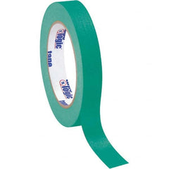 Tape Logic - Pack of (12), 60 Yd Rolls 3/4" Dark Green Crepe Paper Masking Tape - Apex Tool & Supply
