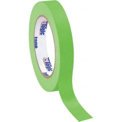 Tape Logic - Pack of (12), 60 Yd Rolls 3/4" Light Green Crepe Paper Masking Tape - Apex Tool & Supply