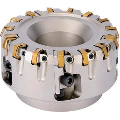 Kyocera - Indexable Square-Shoulder Face Mills Cutting Diameter (mm): 200.00 Arbor Hole Diameter (mm): 60.00 - Apex Tool & Supply