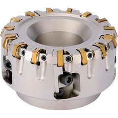 Kyocera - Indexable Square-Shoulder Face Mills Cutting Diameter (mm): 125.00 Arbor Hole Diameter (mm): 40.00 - Apex Tool & Supply