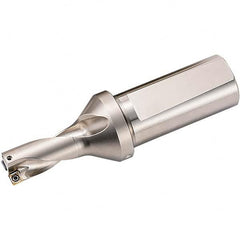Kyocera - 24mm Max Drill Depth, 2xD, 12mm Diam, Indexable Insert Drill - Apex Tool & Supply