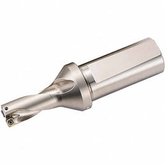 Kyocera - 1" Max Drill Depth, 2xD, 1/2" Diam, Indexable Insert Drill - Apex Tool & Supply