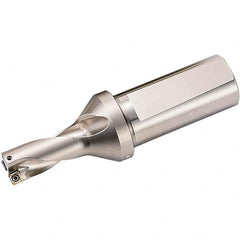 Kyocera - 7.2835" Max Drill Depth, 5xD, 1.4567" Diam, Indexable Insert Drill - Apex Tool & Supply