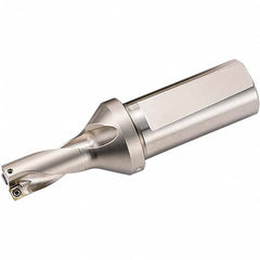 Kyocera - 3" Max Drill Depth, 2xD, 1-1/2" Diam, Indexable Insert Drill - Apex Tool & Supply