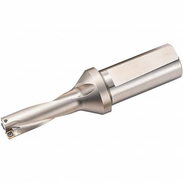 Kyocera - 1-1/2" Max Drill Depth, 3xD, 1/2" Diam, Indexable Insert Drill - Apex Tool & Supply