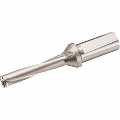 Kyocera - 6.8898" Max Drill Depth, 5xD, 1.4" Diam, Indexable Insert Drill - Apex Tool & Supply