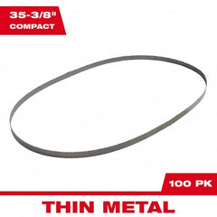 Milwaukee Tool - 35-3/8" x 1/2" x 0.02" 24 TPI Bi-Metal Portable Band Saw Blade - Apex Tool & Supply