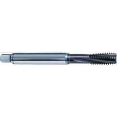 ‎M5 × 0.8 4HX Cobalt Spiral Flute Semi-Bott Tap-TiAlN FORM-C-10 Degree Helix-DIN 371 - Exact Industrial Supply