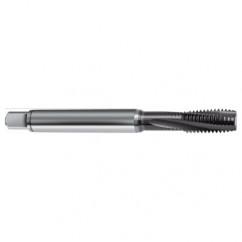 M6x0.50 4HX 3-Flute Cobalt Semi-Bottoming 10 degree Spiral Flute Tap-TiAlN - Apex Tool & Supply