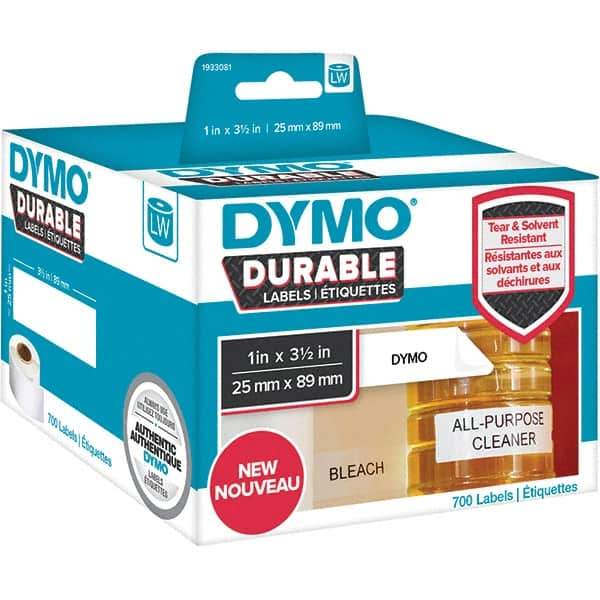 Dymo - Labels, Ribbons & Tapes Type: Shelving Labels Color: White - Apex Tool & Supply