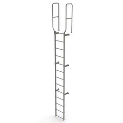 TRI-ARC - Rolling & Wall Mounted Ladders & Platforms Type: Fixed Ladder Style: Safety Cage - Apex Tool & Supply