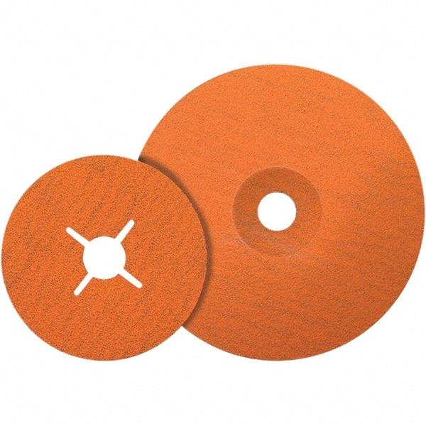 WALTER Surface Technologies - 6" Diam 7/8" Hole 36 Grit Fiber Disc - Ceramic - Apex Tool & Supply